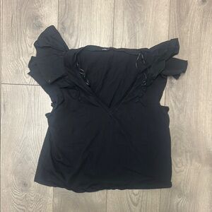 Elegant Black Women's Top